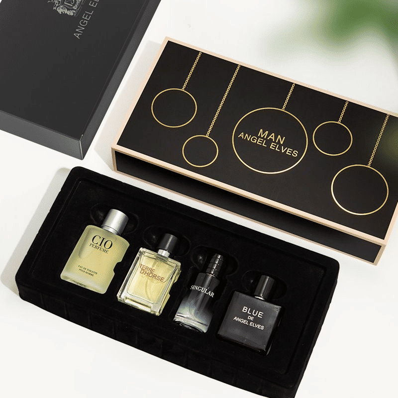 4-Piece Men's Perfume Set Long-Lasting Fragrance Collection