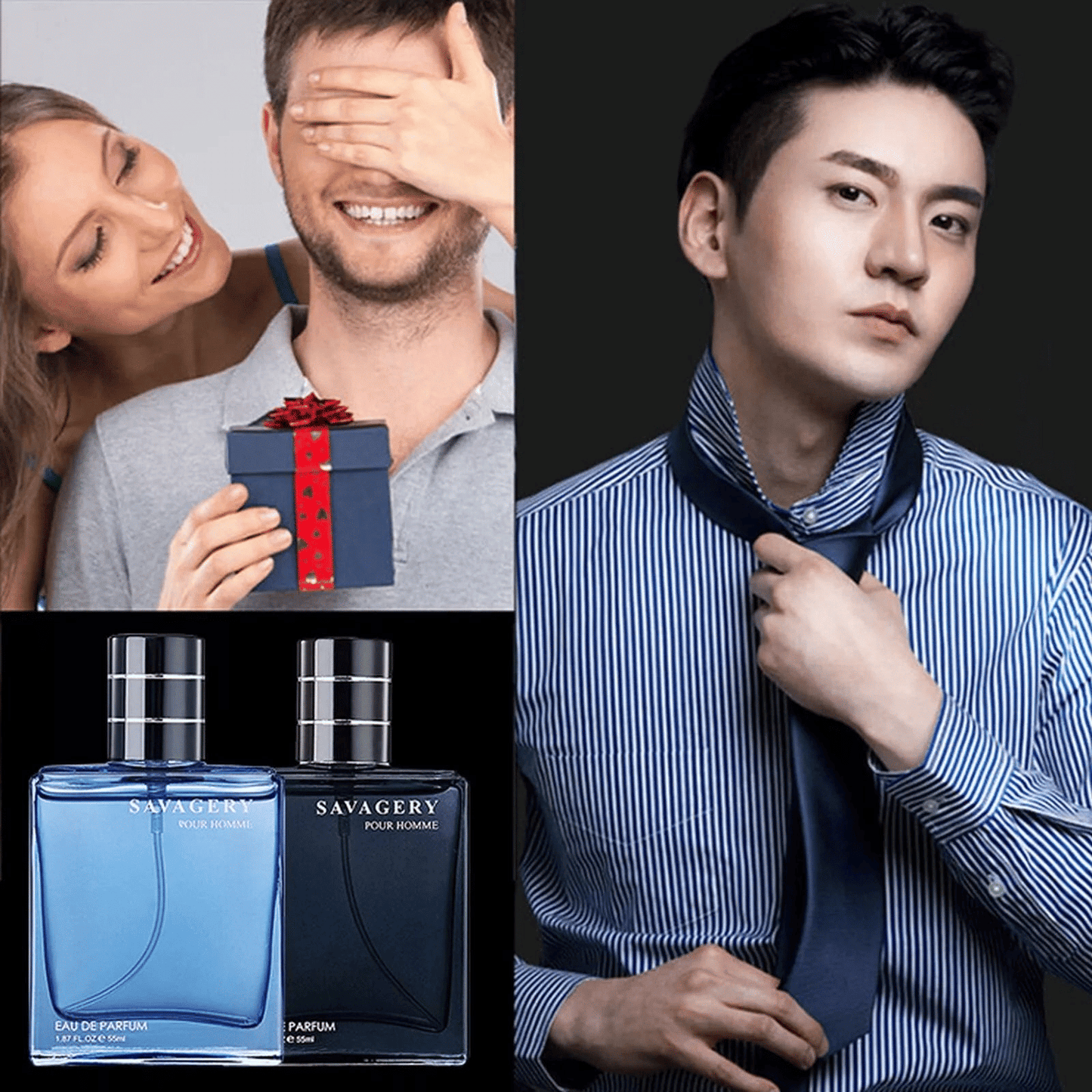 Ocean Perfume Men's Fragrance Spray 50ml Long Lasting Woody Scent
