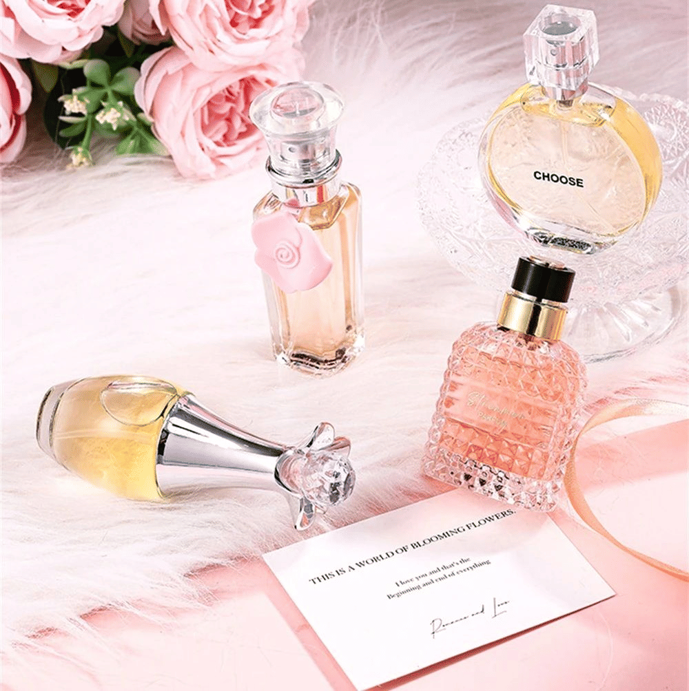 4-Piece Women's Floral Perfume Gift Set Long-Lasting Fragrance