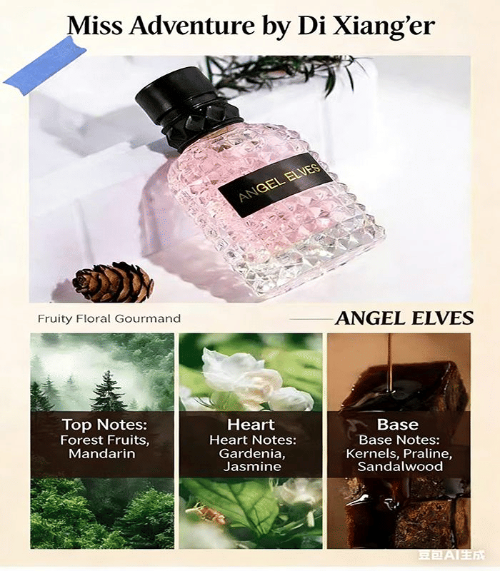 Angel Elves 4-Piece Women's Eau de Parfum Fragrance Gift Set