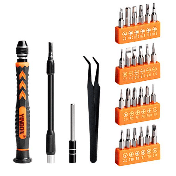 28-in-1 Precision Magnetic Screwdriver Set for Electronics Repair