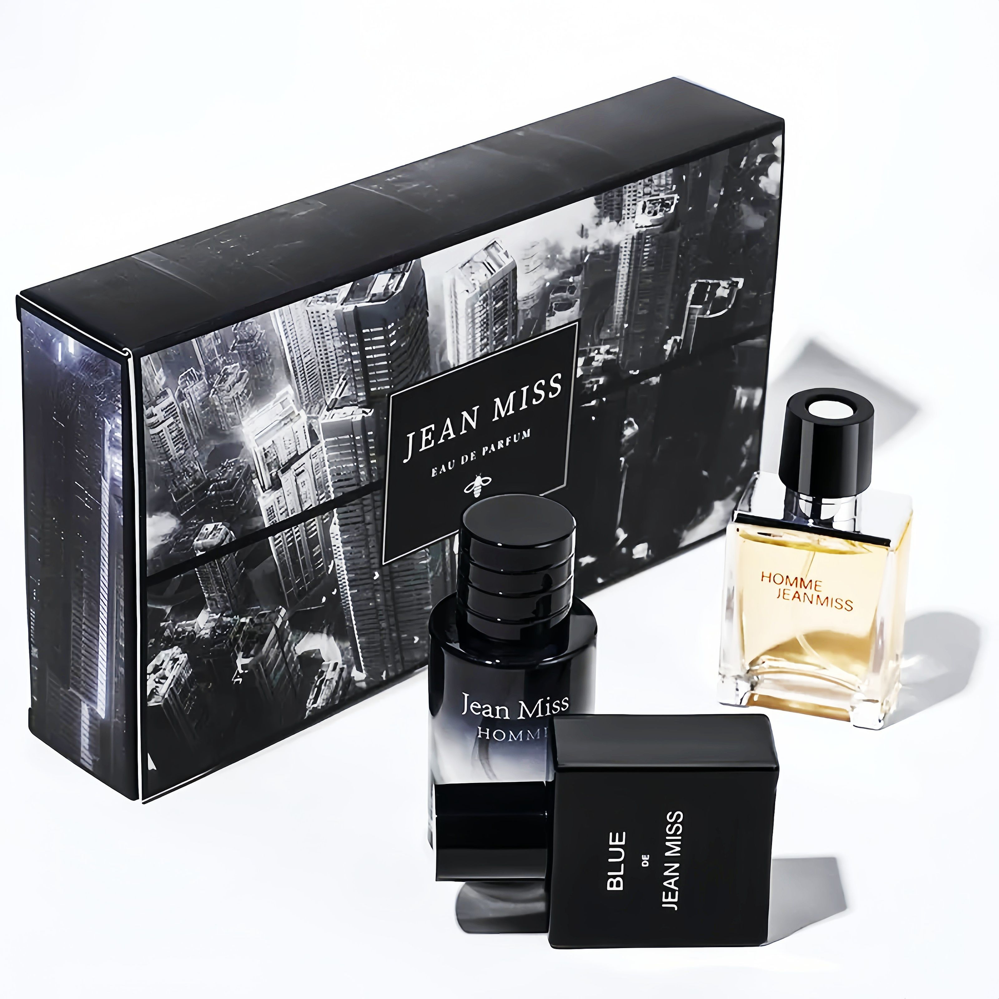 3-Piece Men's Perfume Set Refreshing Long-Lasting Fragrance Gift Box 30ml