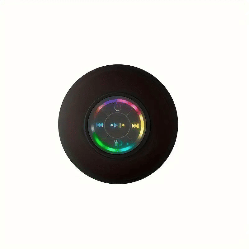 IPX4 Waterproof Mini LED Bathroom Speaker, USB Charging, 5.0 Surround Sound