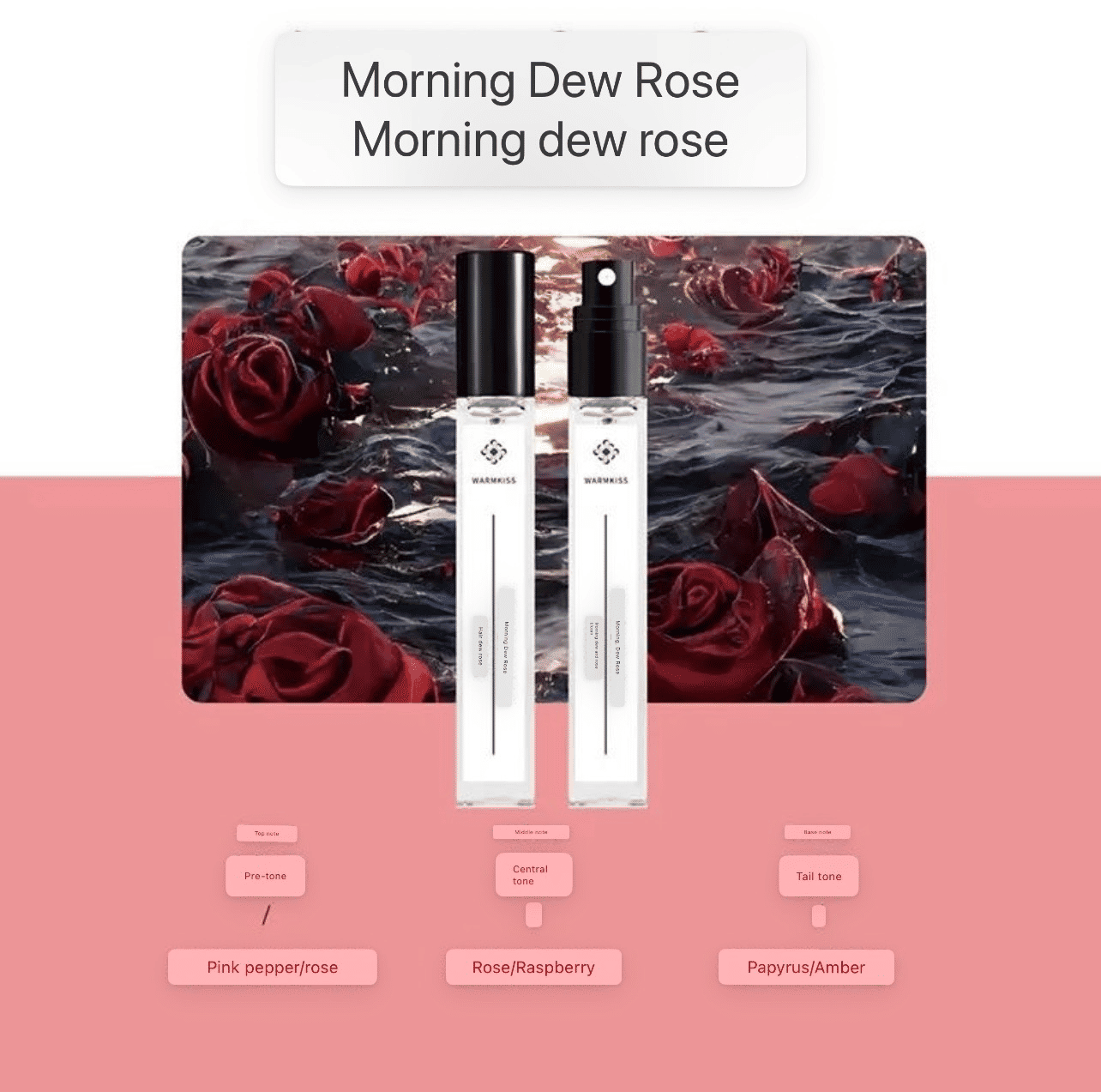 WARMKISS Travel Perfume for Women 10ml Sweet & Fresh Fragrance
