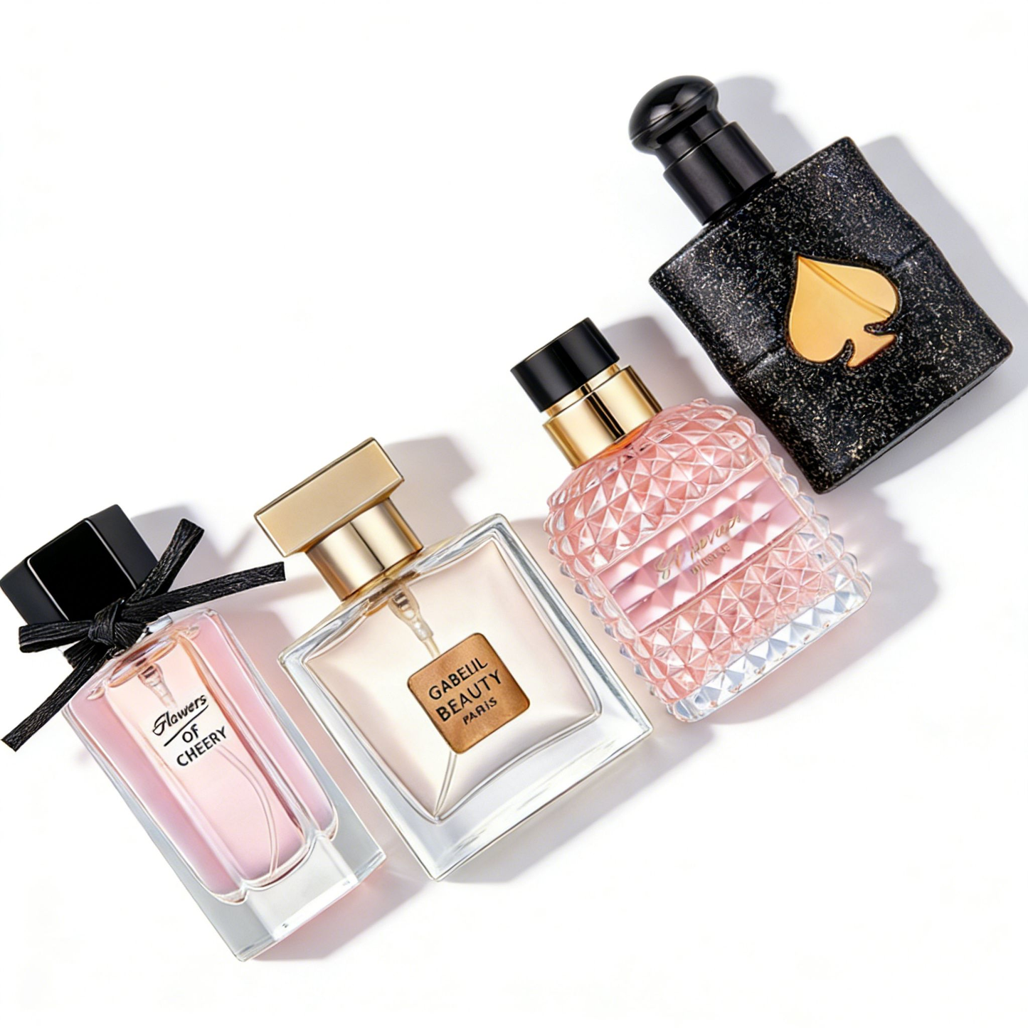 4-Piece Ladies Perfume Set Fresh Floral Long-Lasting Gift Box
