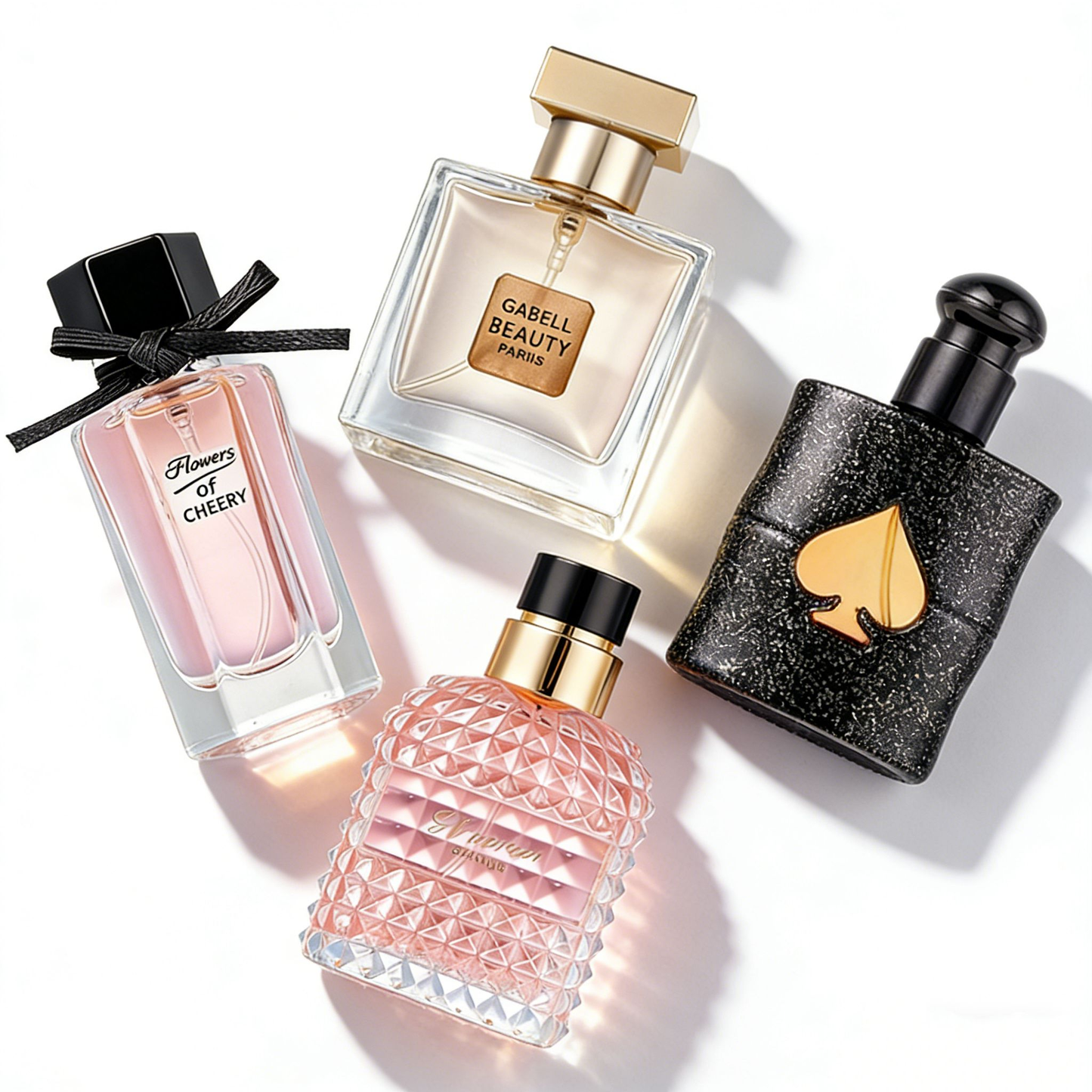 4-Piece Ladies Perfume Set Fresh Floral Long-Lasting Gift Box