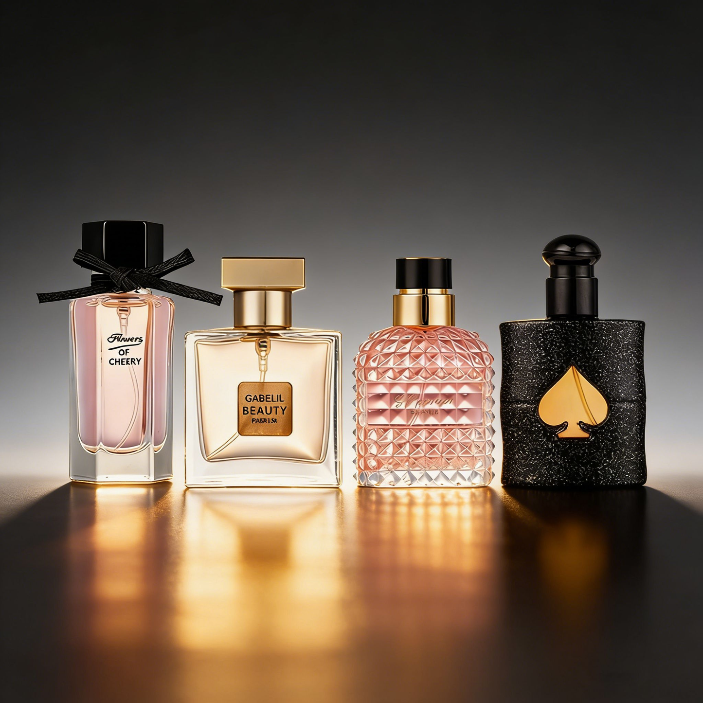 4-Piece Ladies Perfume Set Fresh Floral Long-Lasting Gift Box