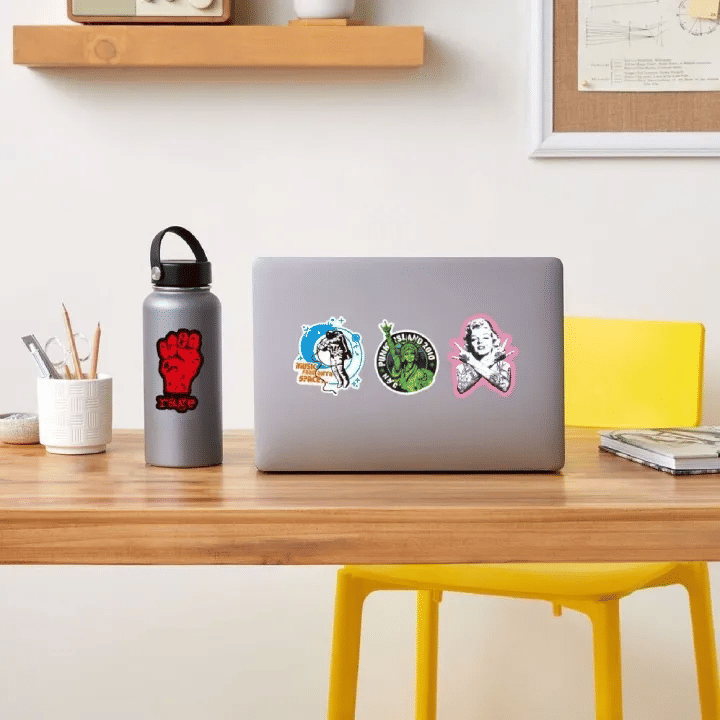 100PCS Trendy Graffiti Stickers Waterproof DIY Decals for Luggage Laptops