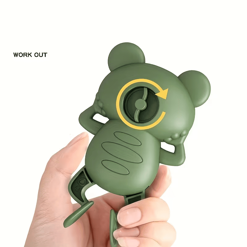 Classic Wind-Up Frog Bath Toy for Kids Non-Toxic Plastic
