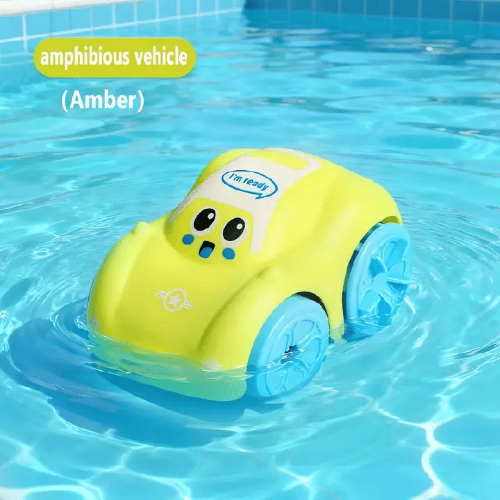 Generic Wind-Up Amphibious Toy Car for Kids and Toddlers