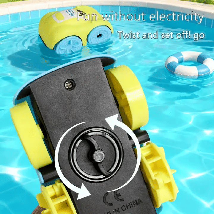 Generic Wind-Up Amphibious Toy Car for Kids and Toddlers