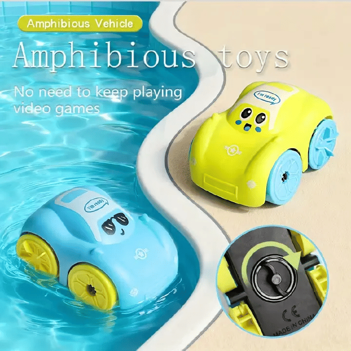 Generic Wind-Up Amphibious Toy Car for Kids and Toddlers