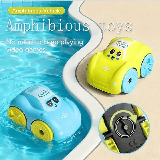 Generic Wind-Up Amphibious Toy Car for Kids and Toddlers