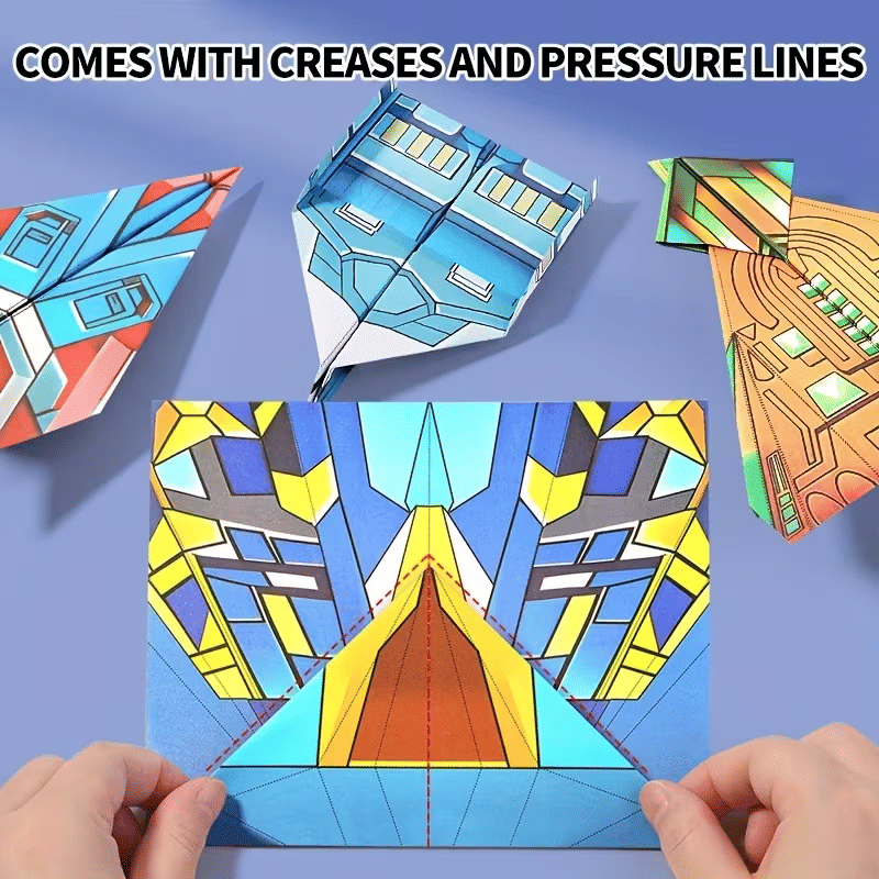 Complete Paper Airplane Folding Kit for Kids Beginners