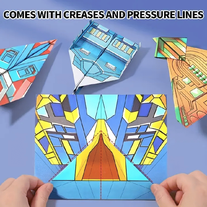 Complete Paper Airplane Folding Kit for Kids Beginners