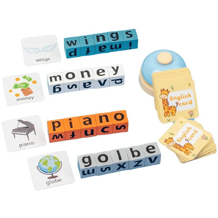 Race to Spell Interactive Alphabet Word Cube Learning Game