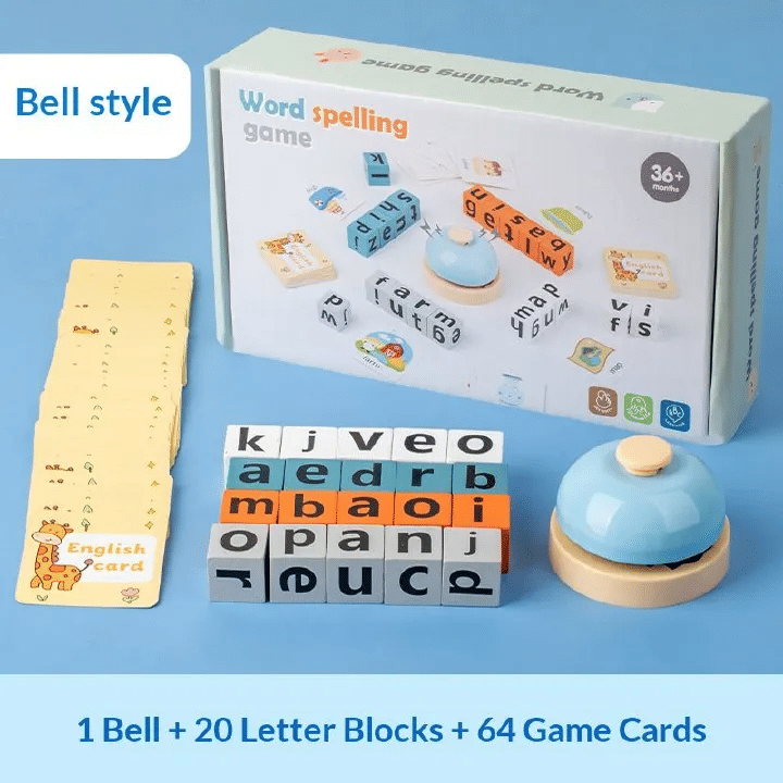 Race to Spell Interactive Alphabet Word Cube Learning Game