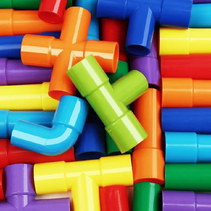 150-Piece STEM Educational Tube Pipe Building Blocks Toy Set