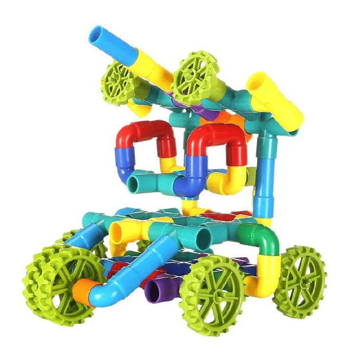 150-Piece STEM Educational Tube Pipe Building Blocks Toy Set