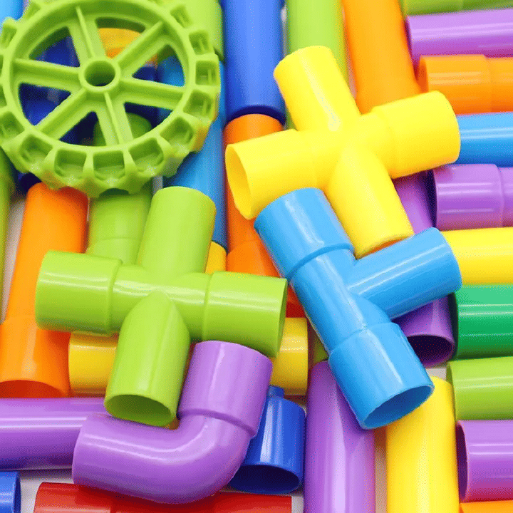 150-Piece STEM Educational Tube Pipe Building Blocks Toy Set