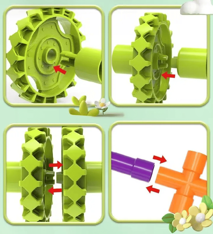 150-Piece STEM Educational Tube Pipe Building Blocks Toy Set