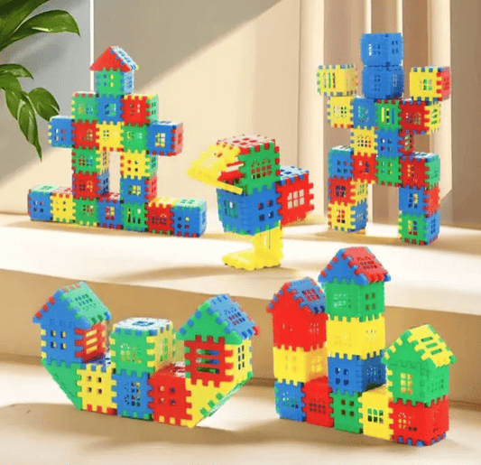 50pc Educational Enlightenment Building Blocks Construction Set Colorful
