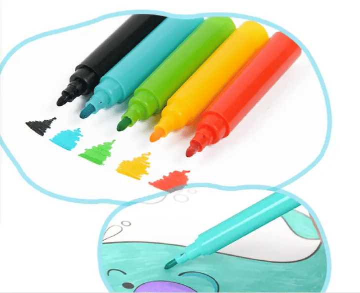 150-Piece Children's Watercolor Pen Set Student Art Supplies Gift Box