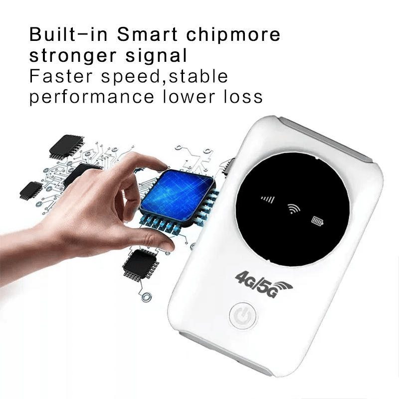 Portable 4G LTE MIFI Router, 3200mAh Battery, 150Mbps Mobile Hotspot