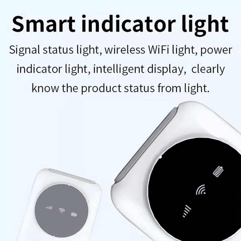 Portable 4G LTE MIFI Router, 3200mAh Battery, 150Mbps Mobile Hotspot