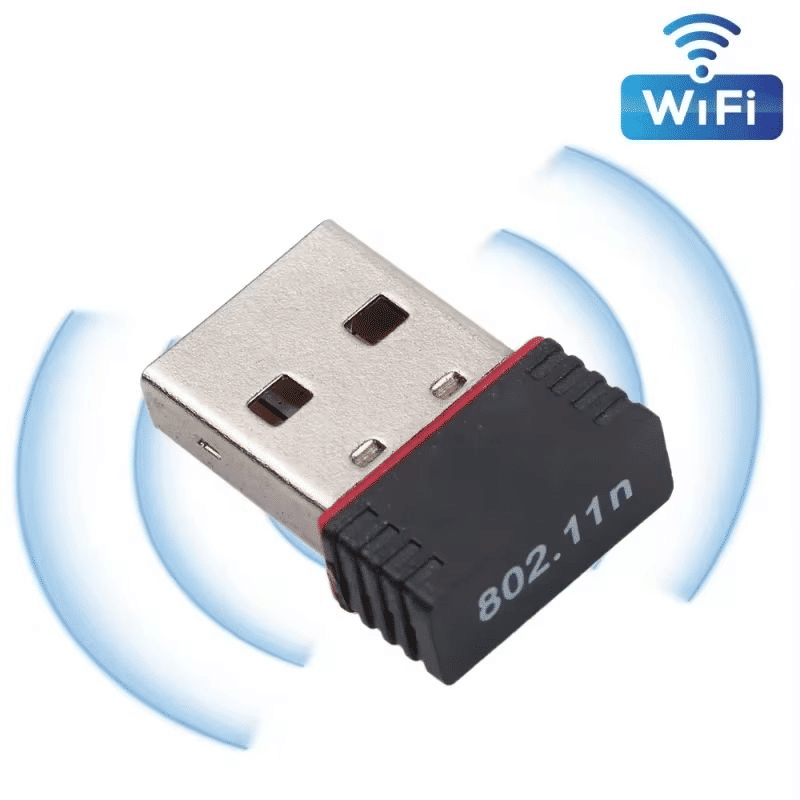 Compact USB 2.0 Wireless WiFi Adapter 150Mbps for PC Desktop Laptop