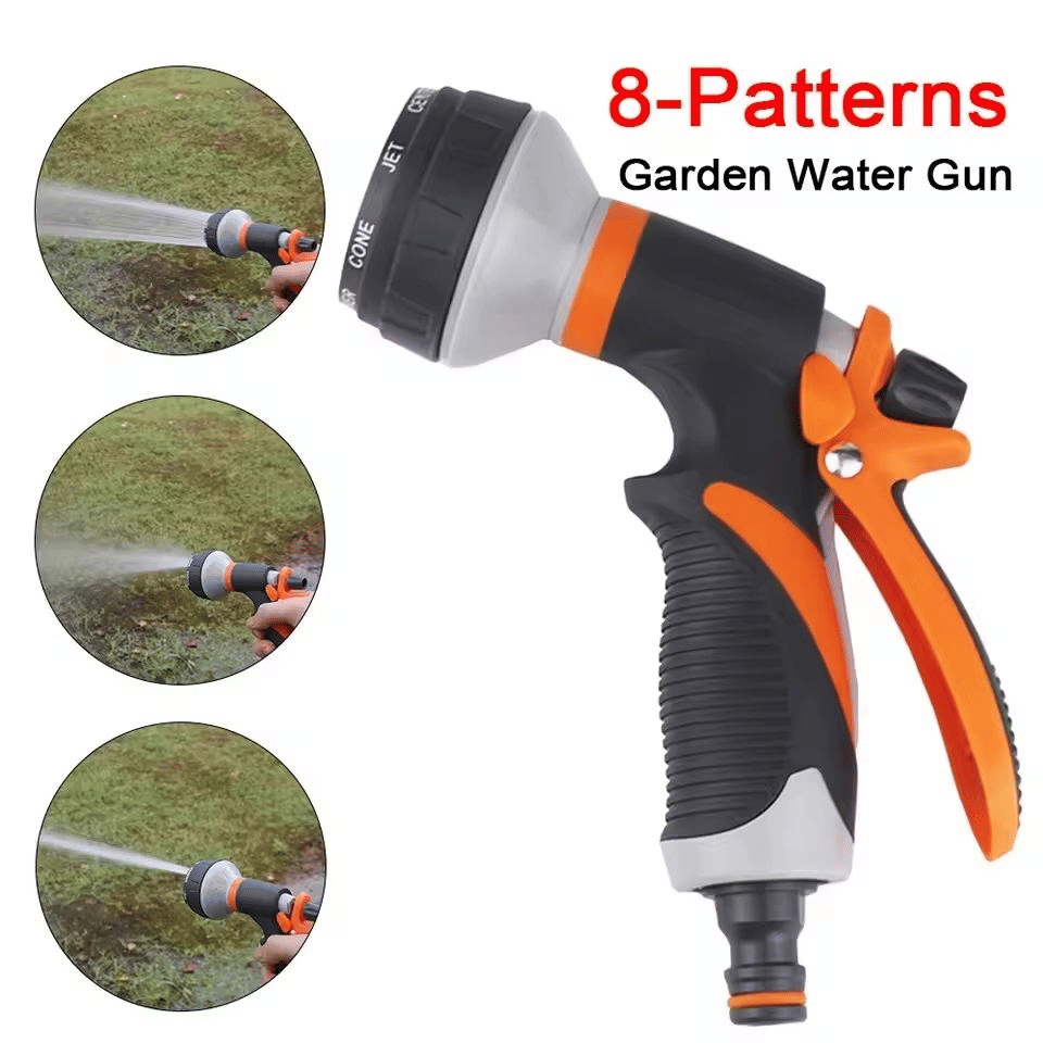 Generic High Pressure 8-Mode Garden Watering Nozzle Sprayer