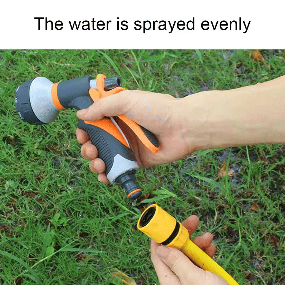 Generic High Pressure 8-Mode Garden Watering Nozzle Sprayer