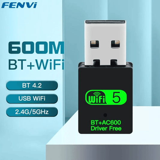 Universal High-Speed USB WiFi 6 AX900 Dual-Band Bluetooth 5.3 Adapter Dongle