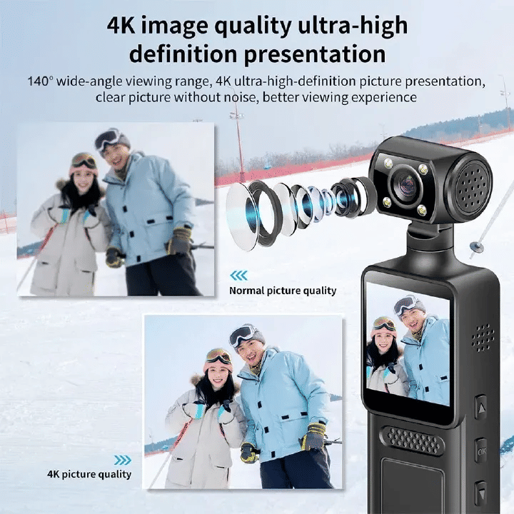 Generic Ultra HD 4K WiFi Action Camera Portable Black