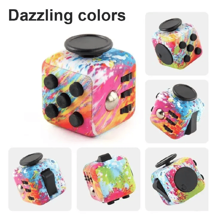 Generic Fidget Toy Decompression Dice Stress Relief Mini Cube