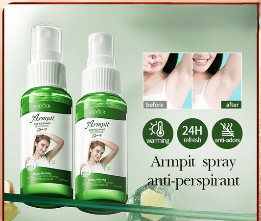 Underarm Odor Control Anti-Perspirant Spray Fragrance Sweat Reducing 30ml
