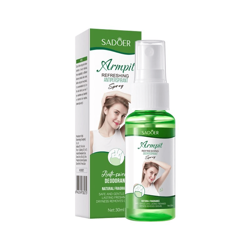Underarm Odor Control Anti-Perspirant Spray Fragrance Sweat Reducing 30ml