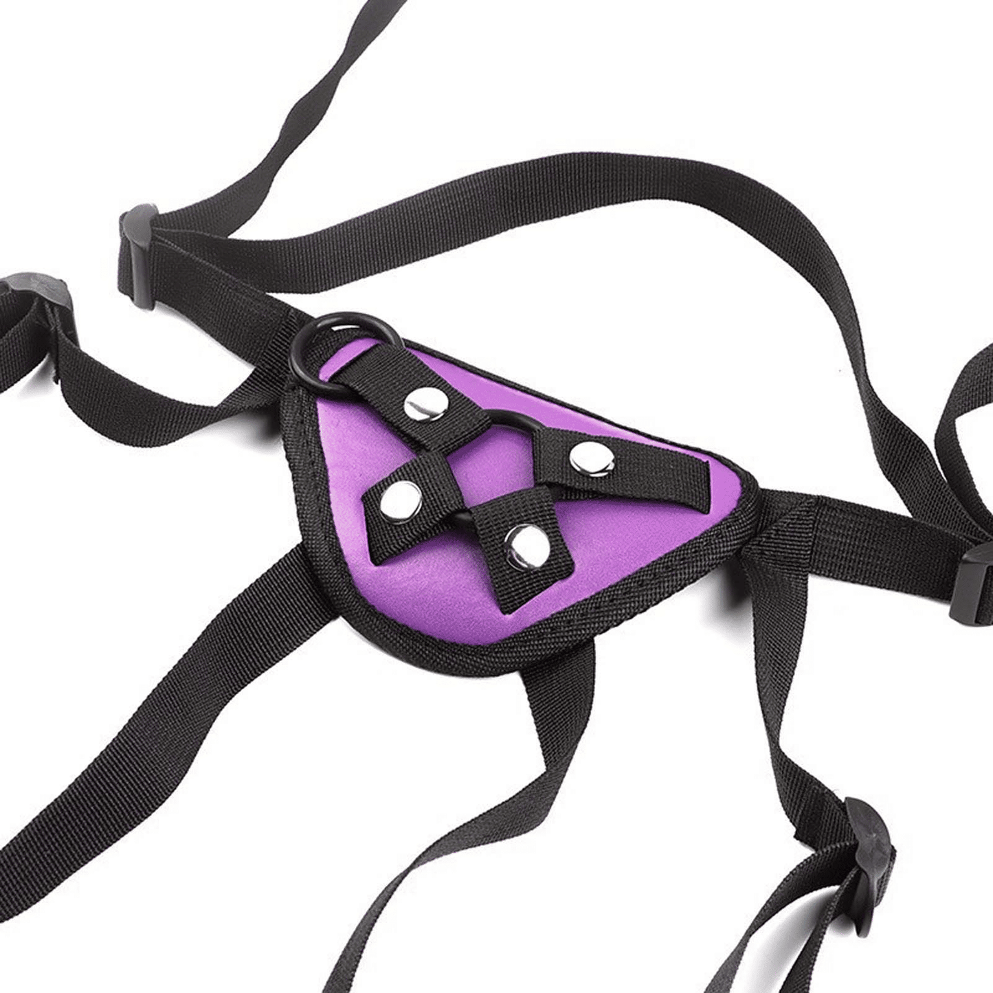 Premium Adjustable Strapon Harness for Dildo & Anal Plug - BDSM Fetish Belt