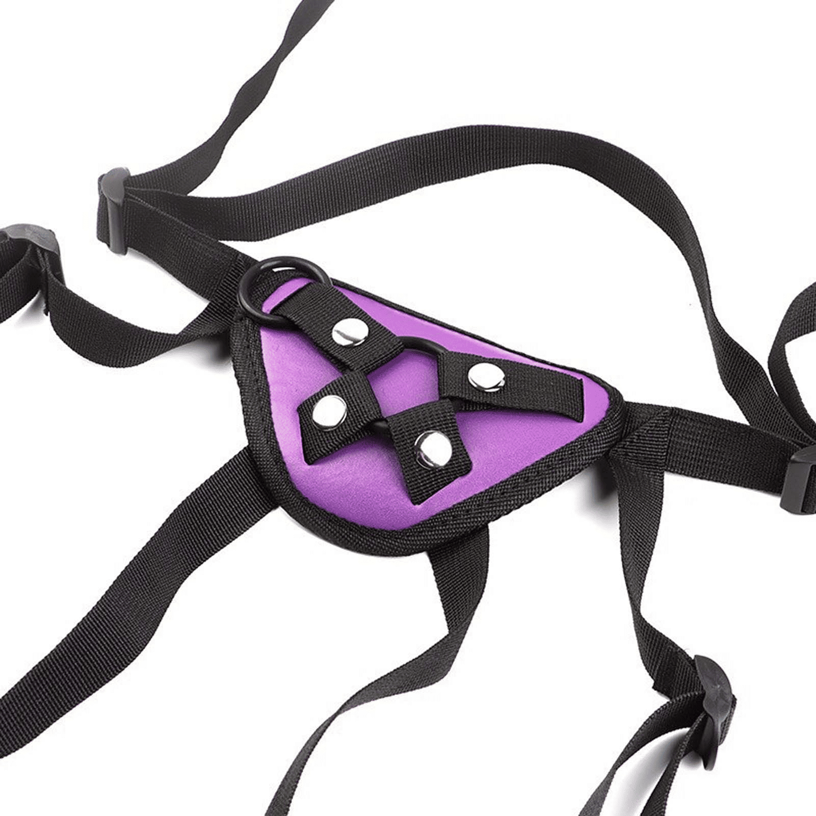 Premium Adjustable Strapon Harness for Dildo & Anal Plug - BDSM Fetish Belt