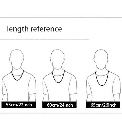 Premium Stainless Steel Hip Hop Rapper Chain Necklace - Waterproof, No Fade