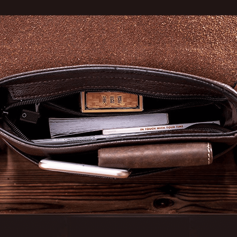 Jeep 2-in-1 Men's Crossbody Shoulder Bag and Wallet Set