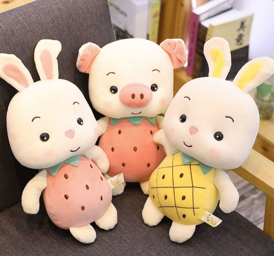 Cartoon Stuffed Plush Animal Throw Pillow Soft Toy