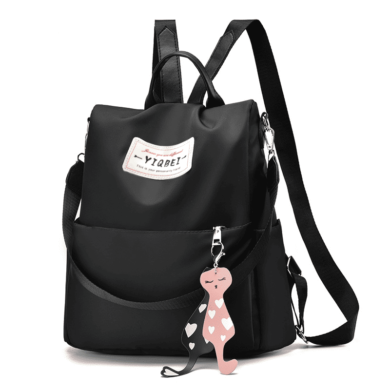 Secure & Stylish Anti-Theft Women's Backpack - Durable Nylon Handbag Daypack