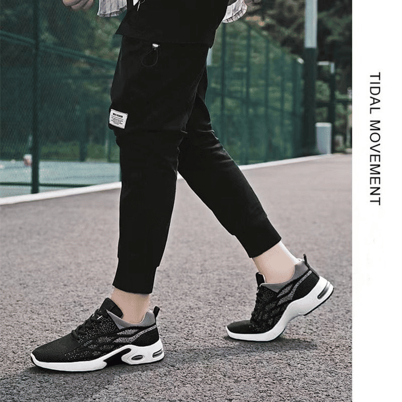 Men's Lightweight Athletic Casual Sneakers - Comfortable Sport Rubber Shoes