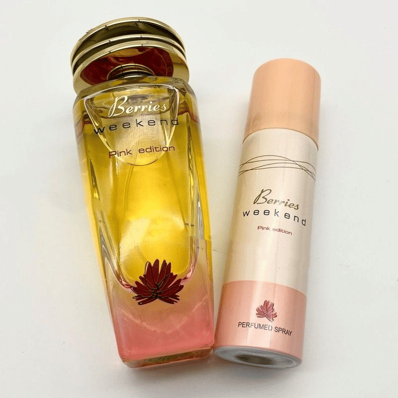Women's Perfume Set 100ml and 50ml Fresh Floral Fragrance