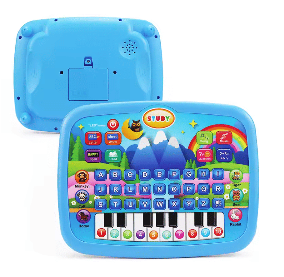 Electronic Learning Tablet for Kids Cognitive Skills Educational Toy Blue