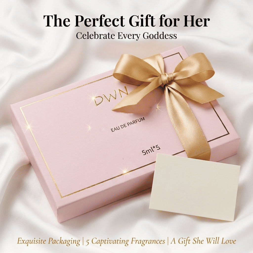 5Pcs 5ml Floral Original Sample Perfume Gift Box Gentle Fragrance