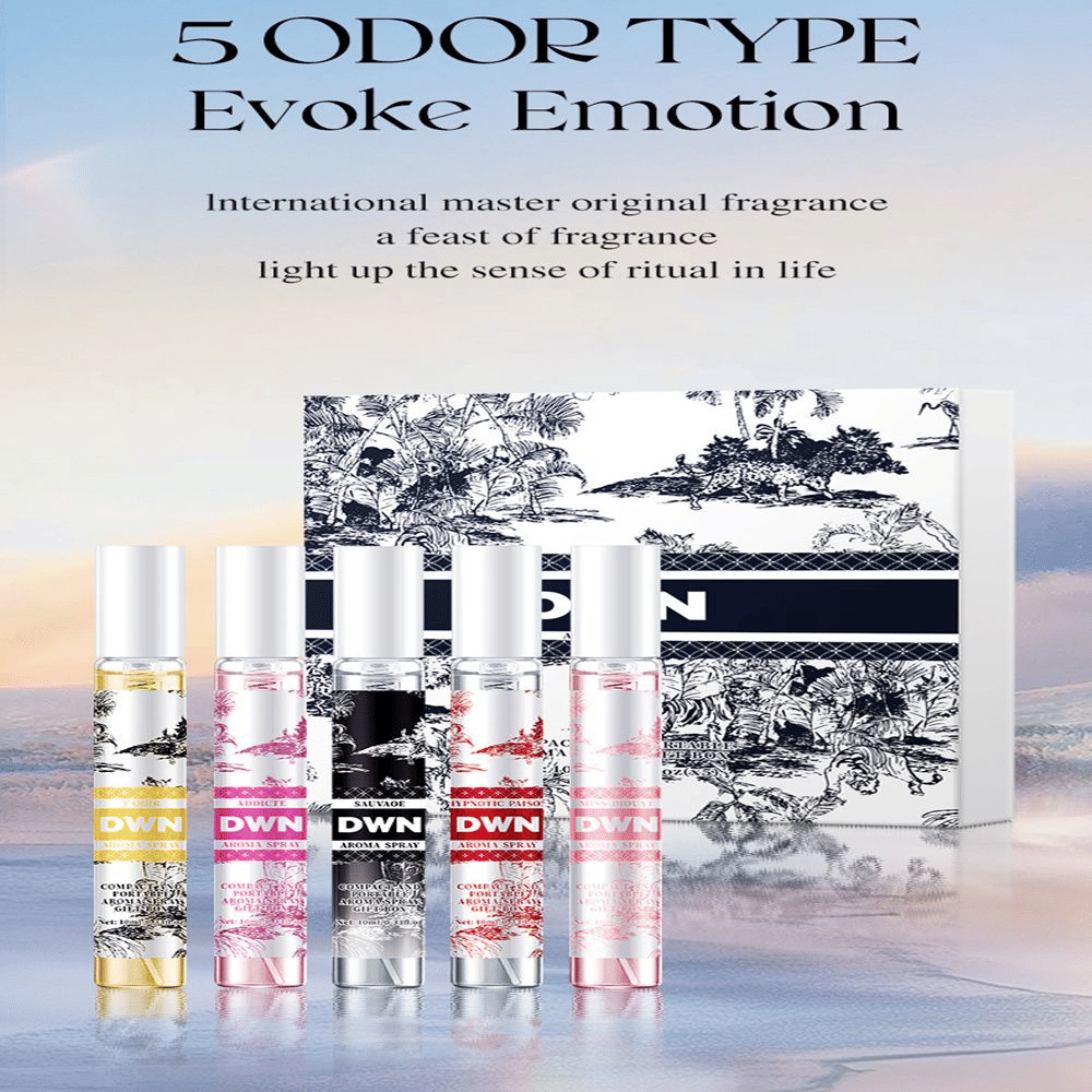5Pcs Floral Original Sample Perfume Gift Box Gentle Fragrance