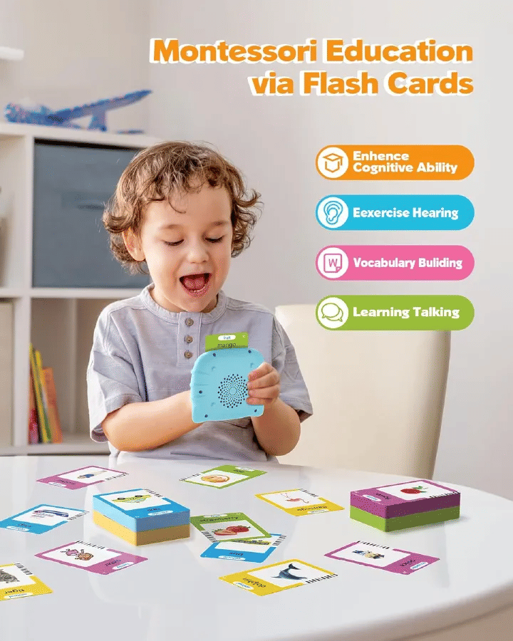 Generic Talking Flash Cards 224 Sight Words Toddler Speech Therapy Toy