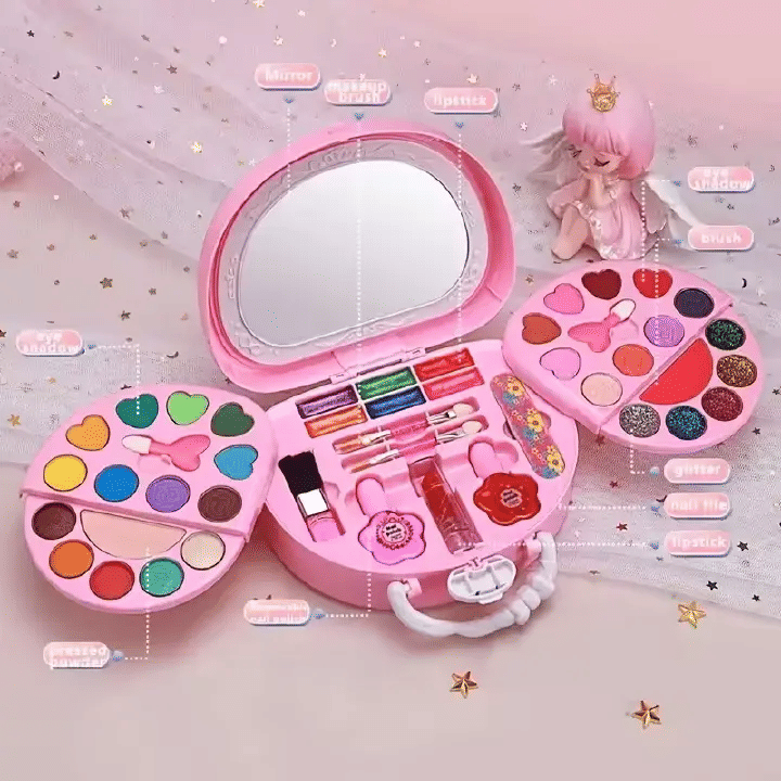 Generic Colorful Girls' Pretend Makeup Toy Set Kids Beauty Kit